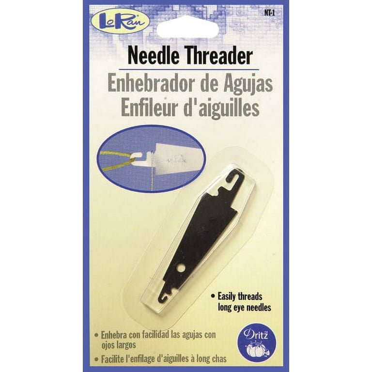 Needle Threader for Cross Stitch and Embroidery Loran No Wire