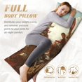 Bingfone Body Pillow Cover Long Pillow Case with Zipper Decorative