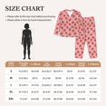 thumbnail image 4 of Balery Strawberries Conjunto de Pijama con Estampado para Mujer, Conjunto de Dos Piezas con Manga Larga, Ropa de Dormir Suave con Bolsillos, Pijamas Cómodos-X-Large, 4 of 7
