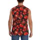 thumbnail image 4 of Fotbe Tomato Men's Camiseta sin Mangas Estampada para Hombres, Playera Casual para Gimnasio, Entrenamiento, Playa-Small, 4 of 7