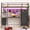 Black, variant on WARAYZ Metal Twin Loft Bed with L-Shaped Desk, LED Lights and Charging Station, 8 Drawers and Shelves, Guardrails and Ladder, White