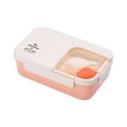 thumbnail image 1 of Renjiang Adult Lunch Box Rectangular Four-Button Plastic Lunch Box Double-Layer Microwaveable Lunch Box Office Worker Portable Tableware Lunch Box Lunch Box Containers for Adults, 1 of 4