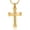 Gold, variant on Rope Winding Cross Cremation Ashes Urn Pendant Necklace Memorial Keepsake Jewelry Lord’s Prayer Cross Ashes Necklaces Urn Keychain Urn Jewelry