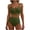 Z21Army Green, variant on High Waisted Bikini Sets for Women 2026 Tummy Control 2 Piece Bathing Suit U-Wire Push up Texture Beach Swimsuit Green XL