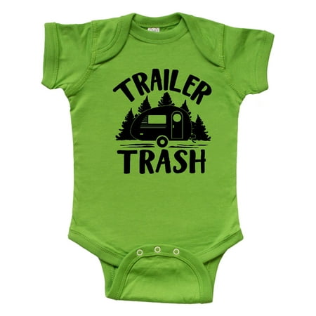 

Inktastic Trailer Trash- Camping Humor Gift Baby Boy or Baby Girl Bodysuit
