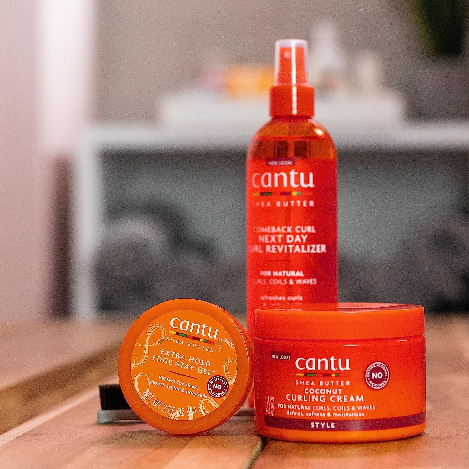 COTA COUTURE Orange 12 ヴェルベットトリートメント 2個 Cantu Shea Butter Comeback Next Day Curl Hair Revitalizer, 12 Oz