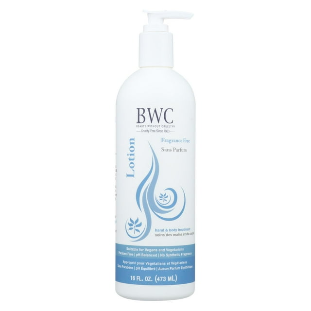 Beauty Without Cruelty - Lotion Hand & Body Treatment Fragrance Free - 16 fl. oz.