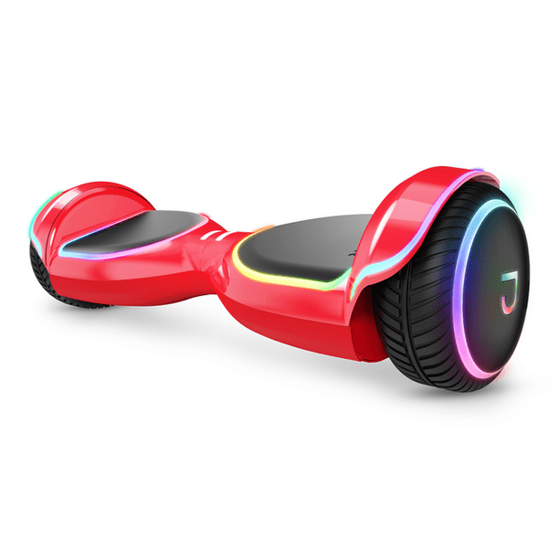 Jetson Magma Red AllTerrain Hoverboard, w/ 6.5in LED Wheels, 10 MPH