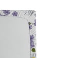 thumbnail image 2 of Ambesonne Floral Fitted Sheet, Blossoming Wild Flowers, Queen Size, White Yellow Purple, 2 of 2