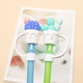 thumbnail image 2 of Lubelski 2Pcs Bouchons de Paille Réutilisables Sans Odeur Belle Douce Antidérapante Silicone Conception de Bande Dessinée Couvercles de Paille Utilisation Quotidienne, 2 of 8