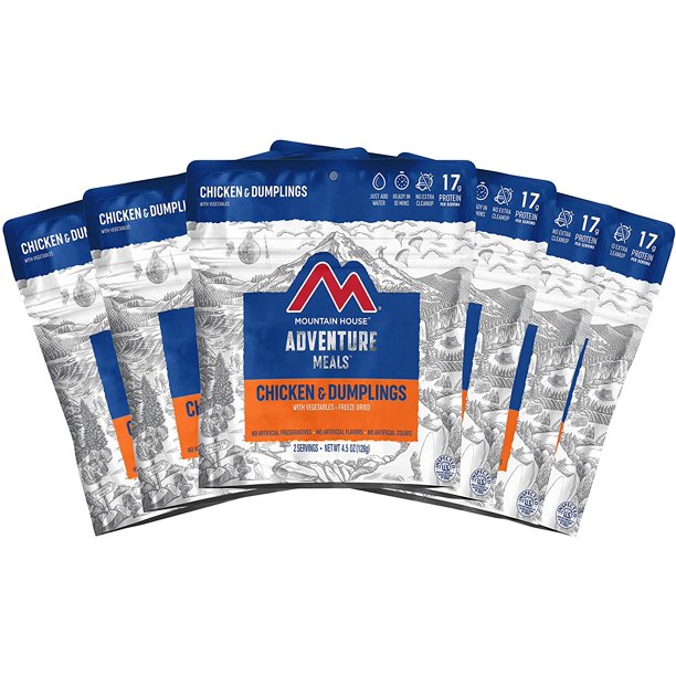 Mountain House Chicken Dumplings Freeze Dried Backpacking Camping Food Walmart Com Walmart Com