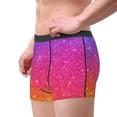 thumbnail image 2 of Yiaed Holiday Shiny Print Men's Soft Cotton Boxer Shorts Breathable Boxers Underwear Moisture-Wicking Underwear Stretch Boxer Briefs for Man-Large, 2 of 5