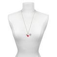 thumbnail image 3 of Delight Jewelry Silvertone Live in the Moment Heart - Red Heart Nurse Strong Zoe Necklace, 3 of 4