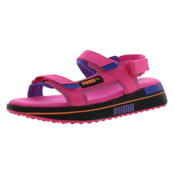 PUMA Future Rider Sandal Game On Mens Shoes Size 5, Color: Pink/Black