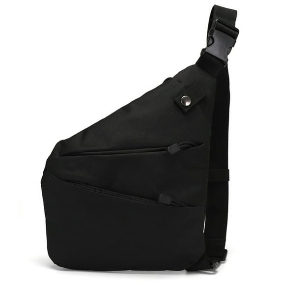 Egoelife Wander Plus Anti Theft Bag for Men Women Personal Flex Bag Travel Purses Large Capacity Slim Crossbody Fashion Sling Bag with Adjustable Strap for Casual Travel Hiking（Right Shoulder）