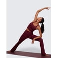 thumbnail image 3 of CRZ YOGA Butterluxe Racerback Sports Bras for Women Padded Y-Back Longline Workout Yoga Tops, 3 of 6
