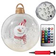 thumbnail image 2 of Bolas Navideñas Inflables Gigantes PVC Navideña Inflable Iluminada 24 Pulgadas Con Y Control Remoto, 2 of 9