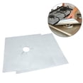 thumbnail image 3 of WRITWAA 2Set Oven Liners for Cooking Gas Stove Accessories Silver Protectors, 3 of 4