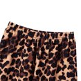 thumbnail image 5 of WIBACKER 3-12Y Girls Loose Pajamas for Little & Big Girls 2PC Set Thin Sleepwear Summer Short Sleeve Jammies - Leopard, 5 of 7