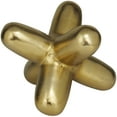 thumbnail image 5 of 10" x 8" Gold Aluminum Jack Abstract Sculpture, by DecMode, 5 of 7