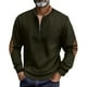 thumbnail image 2 of Blusa y camisa de manga larga con cuello alto para hombre, informal, de color liso, con cremallera, de manga larga y cuello alto, de poliéster., 2 of 8