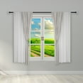 thumbnail image 7 of 3/4" Diameter Standard Decorative Window Curtain Rod, Adjustable Curtain Rod for Windows , Acrylic Square Finials, 7 of 7