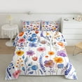 thumbnail image 2 of Castle Fairy Children Teens Adults Spring Garden Flowers Bedding Comforter Set 2pcs,Retro Vintage Aesthetic Twin Comforter Sets Microfiber,Chic Floral Blossoms Breathable Bedding Set, 2 of 8