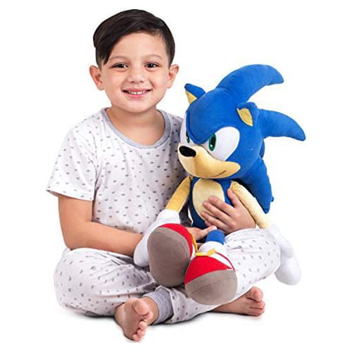 Franco Kids Bedding Super Soft Plush Cuddle Pillow Buddy, One Size, Sonic The Hedgehog