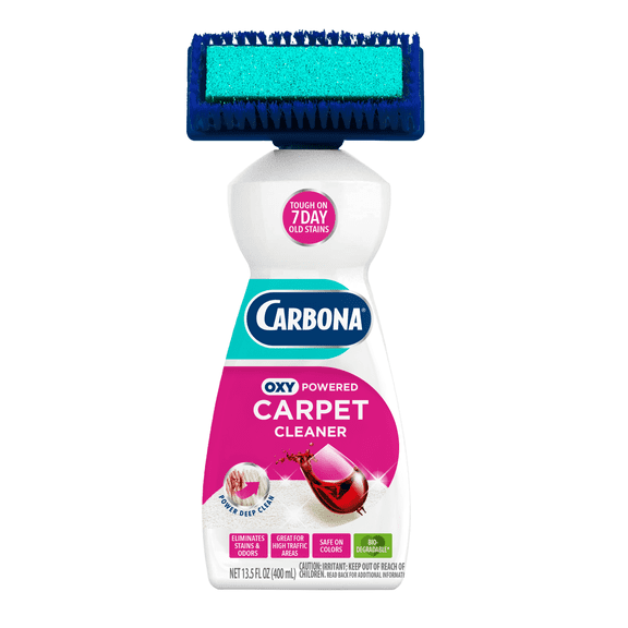 Carbona Oxy-Powered Steam Carpet Cleaner Professional Strength Deep Clean Solution Stain and Odor Fighting Solution 48 Fl Oz