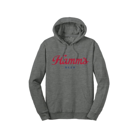 Tee Luv Men's Retro Hamm's Beer Logo Hoodie (S)