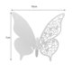 thumbnail image 4 of 50 piezas de tarjetas de lugar de mesa con forma de mariposa, marcadores de bebidas, tarjetas de asiento huecas Plata, 4 of 9