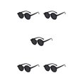 thumbnail image 1 of Minnieouse Gafas de sol ópticas redondas Gafas de bebé Crema Ropa de ojos Accesorios de ropa de moda para protección de ojos Negro brillante Gris Type2 NO2 Minnieouse CBP392225, 1 of 5