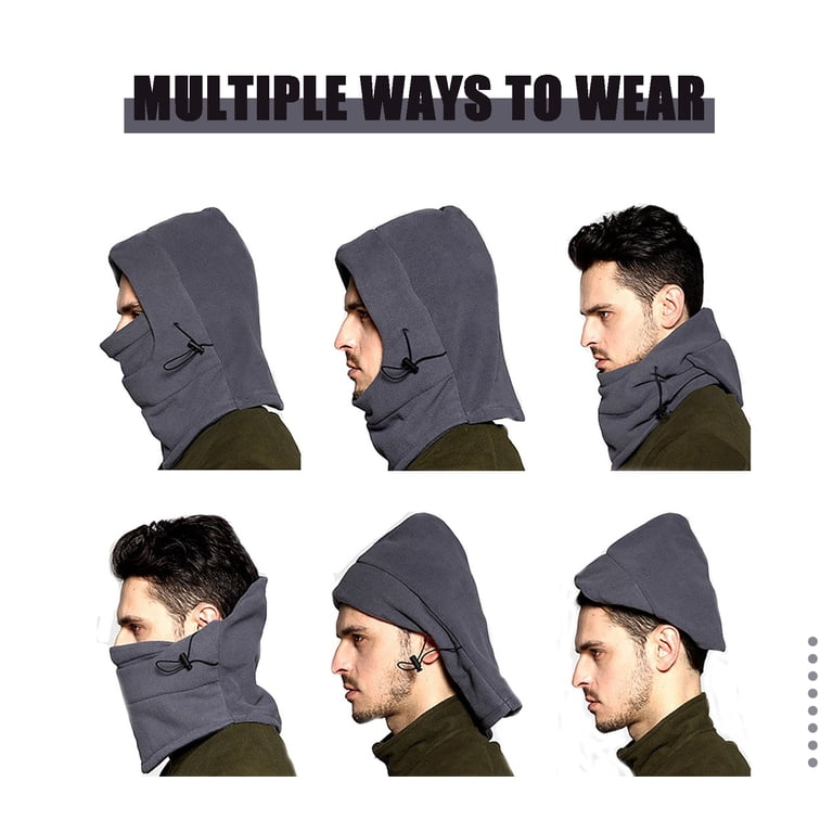 3 Pack Ski Mask Balaclava Full Face Thermal Masks Windproof  display picture 3