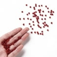 thumbnail image 4 of 6/0 Glass Seed Beads Silver Lined Round Hole Round Red 4mm Hole: 1.5mm about 1000pcs/100g, 4 of 5