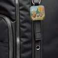 thumbnail image 6 of Kawaii Hiking Hikers Faux Leather Square Keychain, 6 of 7
