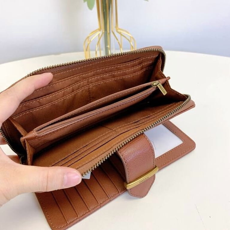 Fossil SWL2861210 Bryce Clutch IN Brown - Walmart.com