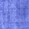 thumbnail image 1 of Ahgly Company Machine Washable Indoor Square Abstract Blue Modern Area Rugs, 7' Square, 1 of 4
