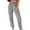 Grey, variant on Sngxgn Women's High Waist Wide Leg Cargo Pants with Pockets Casual Fit Stretch Leggings Gym Sweatpants(Black,S)