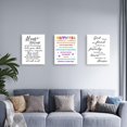 thumbnail image 6 of Mental Health Canvas Wall Art,I Practice Gratitude Everyday Motivational Quote Artwork Painting Prints Poster Ready to Hang for School Nurse Office Décor School Classroom Decor,12x15 Inch, 6 of 6