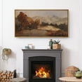 thumbnail image 3 of Large Framed Canvas Print The Abstract Modern Wall Art Decorative Ready to Hang Painting for Living room Bedroom - 60"x30" Natural Frame, 3 of 7
