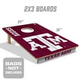thumbnail image 2 of YouTheFan NCAA Texas A&M Aggies 2' x 3' Cornhole Game No Bags, 2 of 5