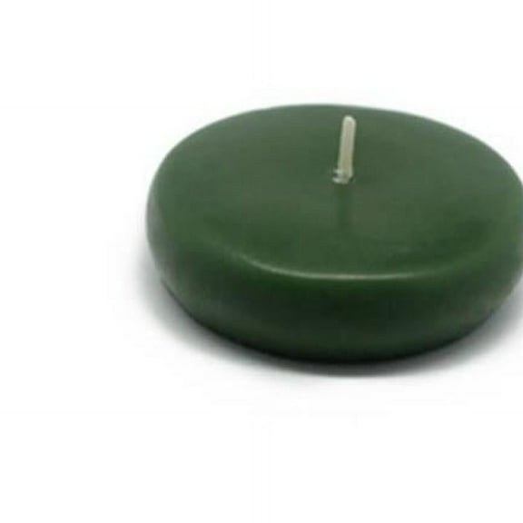Jeco CFZ-038 2 .25 in.Floating Candles, Hunter Green - 24 Piece per Box