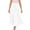 White, variant on Big Deals! Aqestyerly Summer Promotion Clearance Fashion Women Solid Casual Ruched Ruffles Elastic Waist Skirts