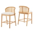 thumbnail image 2 of Indoor Wooden Counter Stool,Natural, 2 of 12