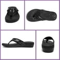 thumbnail image 4 of Orthopedic Walking Sandals with Arch Support, Casual Plantar Fasciitis Flip Flops for Flat Feet, Comfortable Cushioned Foam Slippers for Beach Summer, 4 of 7