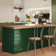 thumbnail image 4 of DEWOO 10-Sheet Upgraded Thick Peel and Stick Kitchen Backsplash Tiles,Waterproof Premium Self-Adhesive Wall Tile Stick on Backsplash for Kitchen,Bathroom and Fireplace(Green,12"×12"), 4 of 13