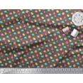 thumbnail image 2 of Soimoi Gray Cotton Cambric Fabric Donuts Food Fabric Prints By Yard 42 Inch Wide, 2 of 3