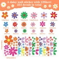 thumbnail image 2 of Neasyth 12 Sheets Daisy Floral Wall Decals Peel and Stick Flower Wall Decals for Girls Nursery Room, 2 of 7