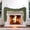 #04, variant on Fall Artificial Hanging Flowers 29.92 Inch, Thanksgiving Orange Yellow Morning Glory Eucalyptus Vine Garland, Porch Window Mantel Hanging Flora Decor