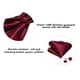 thumbnail image 5 of Set de Corbata Ascot Barry.Wang en Rojo Vino con Pañuelo de Bolsillo de Seda de 126 cm, 5 of 6